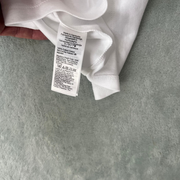 J.Crew Slim Perfect Fit Tee in White, NWT, Size XS - Picture 6 of 6